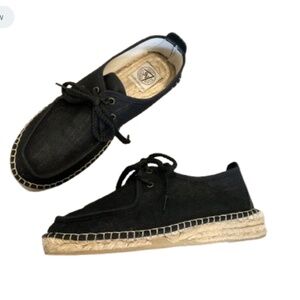 NATURAL WORLD Ecco Friendly Black Espadrilles EU 39 US 8.5